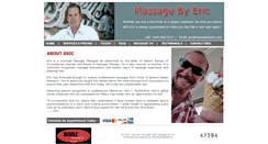 Desktop Screenshot of massagebyeric.com